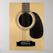 Akoestische gitaar poster (Voorkant)