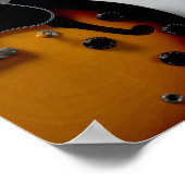  akoestische gitaar poster (Hoek)