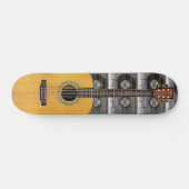 Akoestische gitaar & Retro Tape Rock n Roll Persoonlijk Skateboard (Horizontaal)
