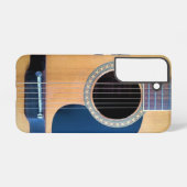 Akoestische gitaar samsung galaxy hoesje (Achterkant horizontaal)