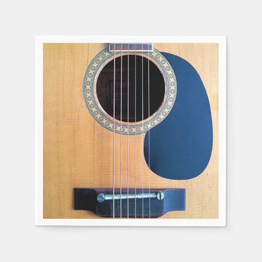 Akoestische gitaar servetten (Voorkant)