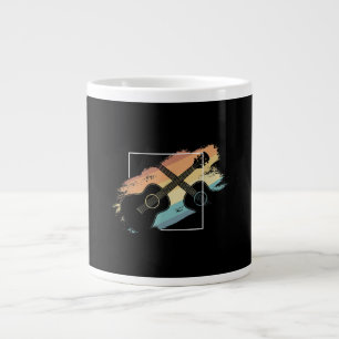  akoestische gitaar Silhouette musicus Hippie Grote Koffiekop