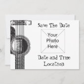 Akoestische gitaar Sla de datum op Save The Date (Voorkant)