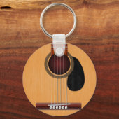 Akoestische gitaar sleutelhanger (Voorkant)