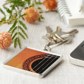 Akoestische gitaar sleutelhanger (Zijkant)