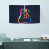 Akoestische gitaar spandoek (Beurs)