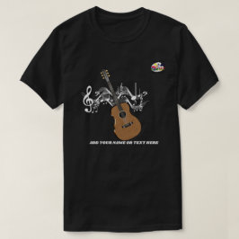 Akoestische gitaar t-shirt