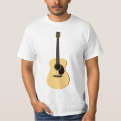 Akoestische gitaar T-Shirt (Voorkant)