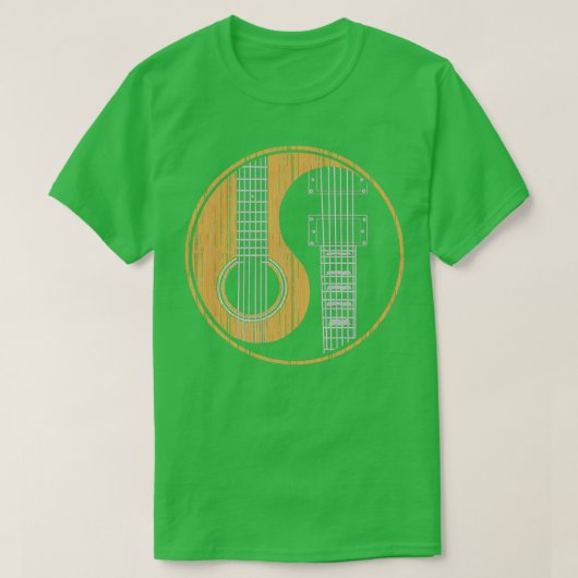 Akoestische gitaar t-shirt (Design voorkant)