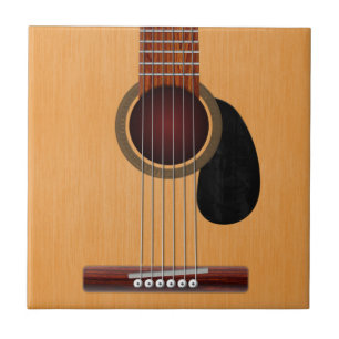 Akoestische gitaar tegeltje