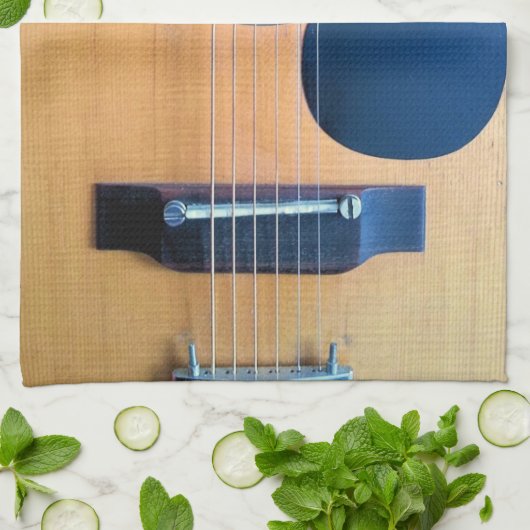 Akoestische gitaar theedoek (Gevouwen)