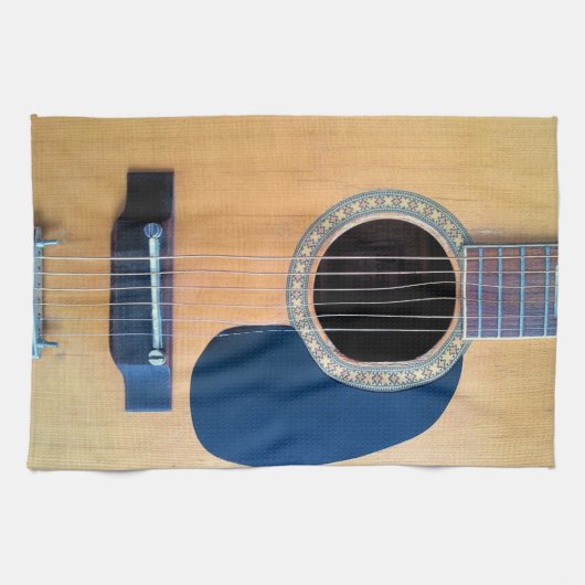 Akoestische gitaar theedoek (Horizontaal)