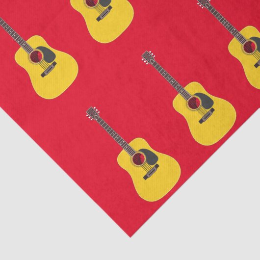 Akoestische gitaar tissuepapier (Detail)