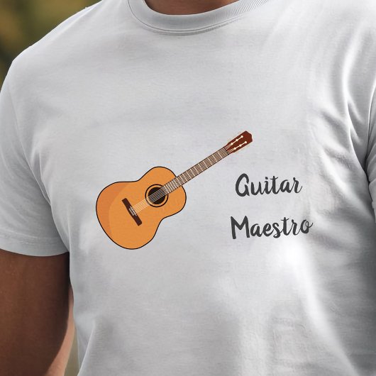 Akoestische Gitaar Tri-Blend Shirt