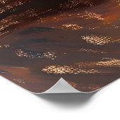 Akoestische gitaar van Sunlit Window - Impressioni Poster (Hoek)