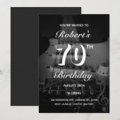 Akoestische Gitaar Verjaardagsfeestuitnodiging Kaart (Voorkant / Achterkant)