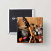 akoestische gitaar vierkante button 5,1 cm (Voorkant /achterkant)