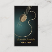 Akoestische gitaar visitekaartje (Voorkant)