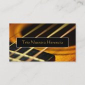 Akoestische gitaar visitekaartje (Voorkant)