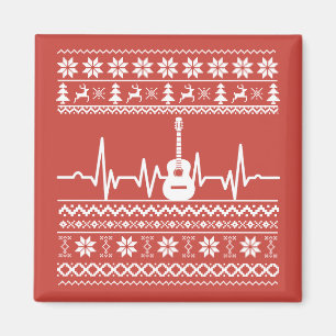 akoestische gitaar voor kerstzweten magneet