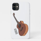 Akoestische gitaarafbeelding cartoon Case-Mate iPhone case (Achterkant)