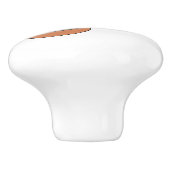 Akoestische gitaarafbeelding cartoon keramische knop (Zijkant)