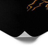 Akoestische gitaarboom poster (Hoek)