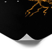 Akoestische gitaarboom poster (Hoek)