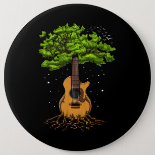 Akoestische gitaarboom ronde button 6,0 cm