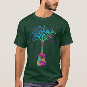 Akoestische gitaarboom voor Natuur van het leven g T-shirt