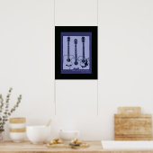 akoestische gitaardecor poster (Keuken)