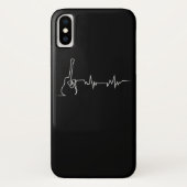 Akoestische gitaarhartslag voor gitaar Case-Mate iPhone case (Achterkant)