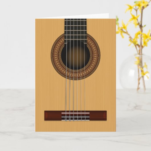 Akoestische gitaarKaart Kaart (Gele Bloem)