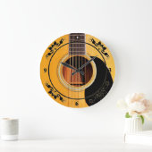 Akoestische gitaarmuziekklok grote klok (Huis)