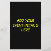 Akoestische gitaarschilfers flyer (Achterkant)