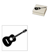 akoestische gitaarstempel rubberstempel (Gestempeld)