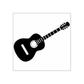 akoestische gitaarstempel rubberstempel (Afrduk)