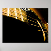 Akoestische gitaarstrengen poster (Voorkant)