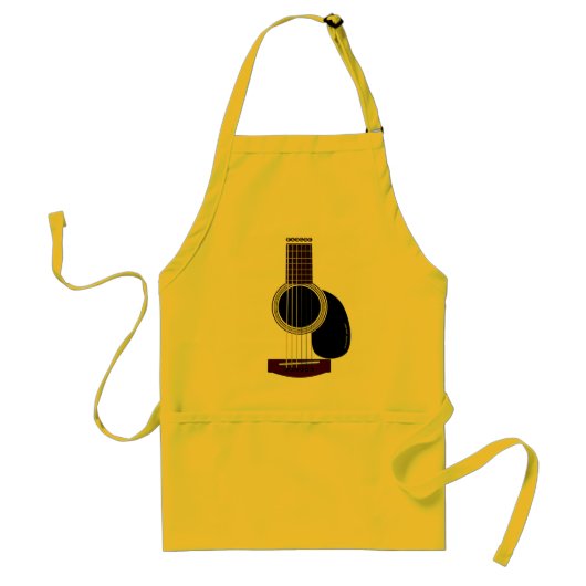 akoestische gitarapron standaard schort (Voorkant)