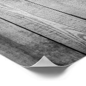 Akoestische gitaren B&W Foto Poster (Hoek)