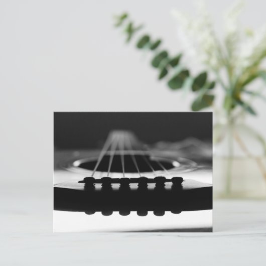 Akoestische gitaren briefkaart (Staand voorkant)