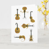 Akoestische Gitaren Kaart (Gele Bloem)
