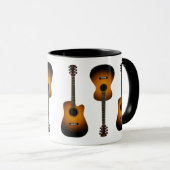 akoestische gitaren keramische mok (Voorkant rechts)