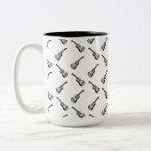  akoestische gitaren KLANT ACHTERGROND KLEUR Tweekleurige Koffiemok (Links)