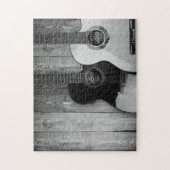 Akoestische gitaren legpuzzel (Verticaal)