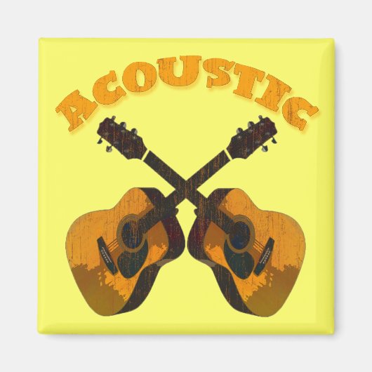 AKOESTISCHE GITAREN MAGNEET (Voorkant)