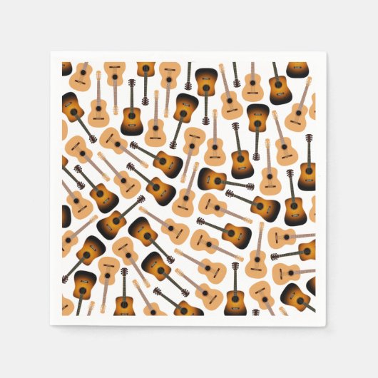 Akoestische gitaren servet (Voorkant)