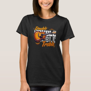 Akoestische Gitarist Duet Matching Dubbele Diskant T-shirt