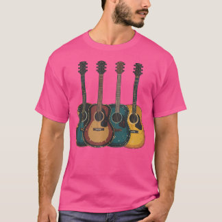 akoestische gitarist muziek band muzikant t-shirt