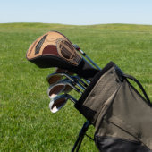 Akoestische gitarist Tan Brown Golfheadcover (Insitu)